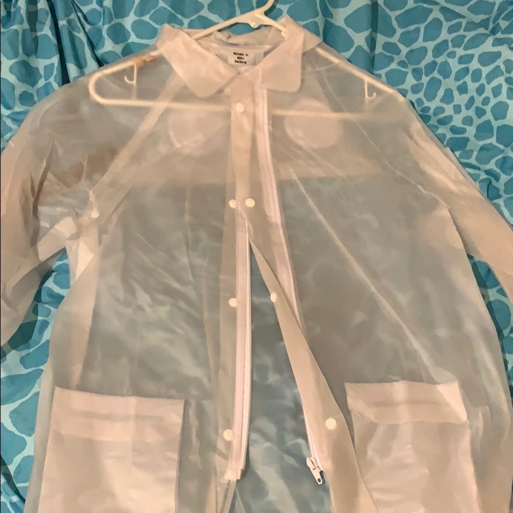 Rain jacket clear